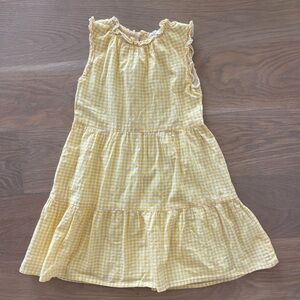 Copper Key Yellow Gingham Dress